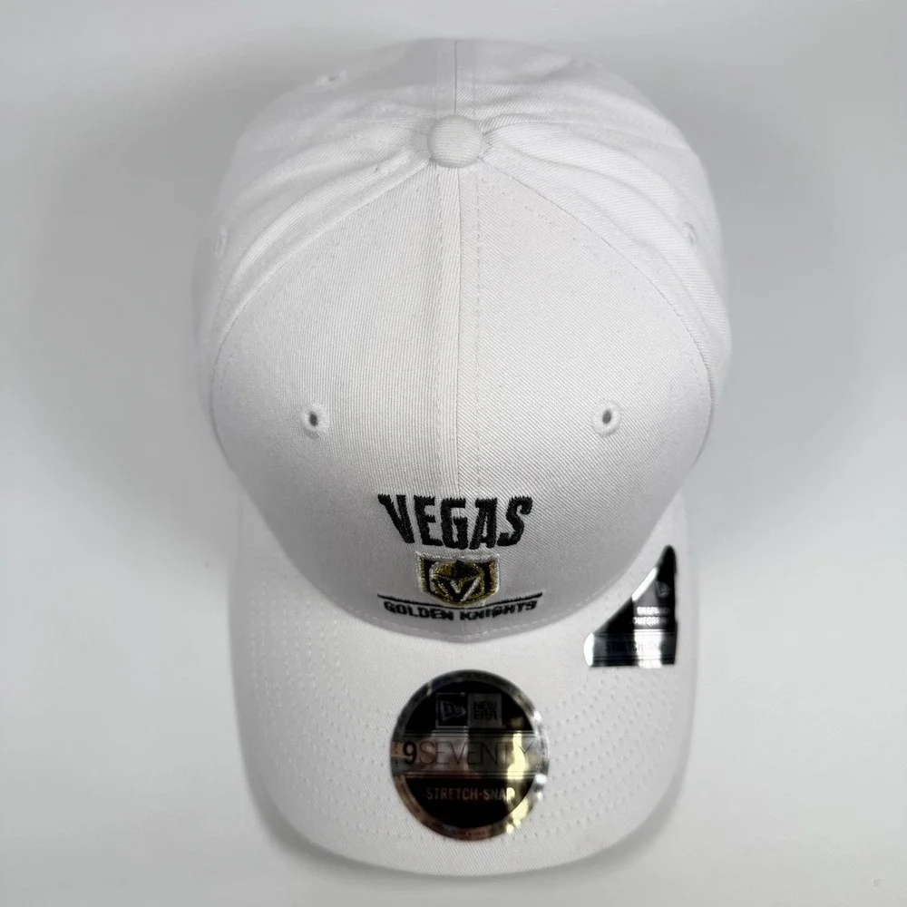 New‎ Era Vegas Golden Knights NHL 9SEVENTY Stretch Snap Hat White Snapback New